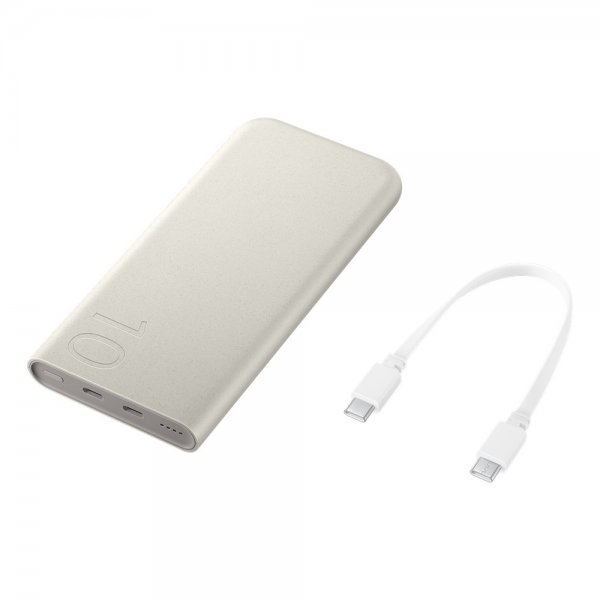 Samsung alkuperäinen varavirtalähde 10 000 mAh, beige