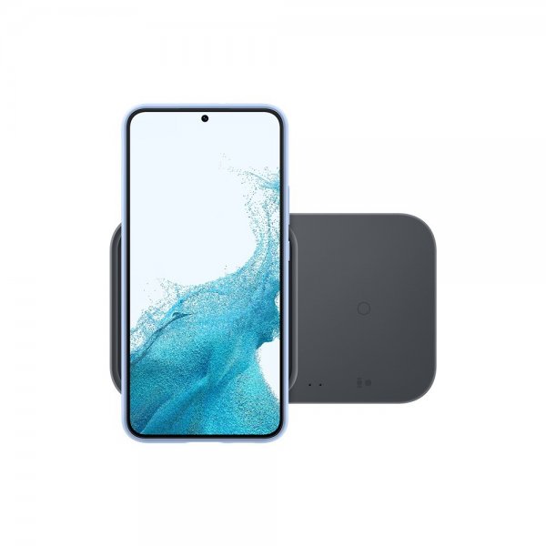 Samsung alkuperäinen langaton Super Fast Wireless Charger Duo 15W -laturi, musta