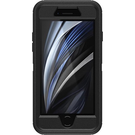 Otterbox iPhone 7/8/SE Defender -suojakuori, musta