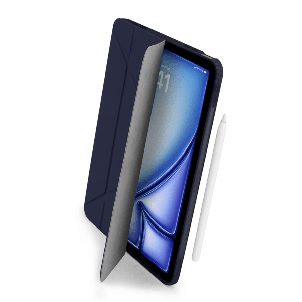 Pipetto iPad Air 13 (M2/M3/M4) -kotelo Origami No1 Original Case, tummansininen