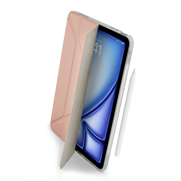 Pipetto iPad Air 13 (M2/M3/M4) -kotelo Origami No1 Original Case Metallic Rose