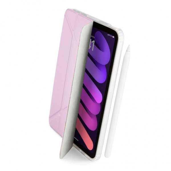 Pipetto iPad mini (6. sukupolvi)/iPad mini (A17 Pro) -suojakotelo Origami No1 Original Case, metallinen liila