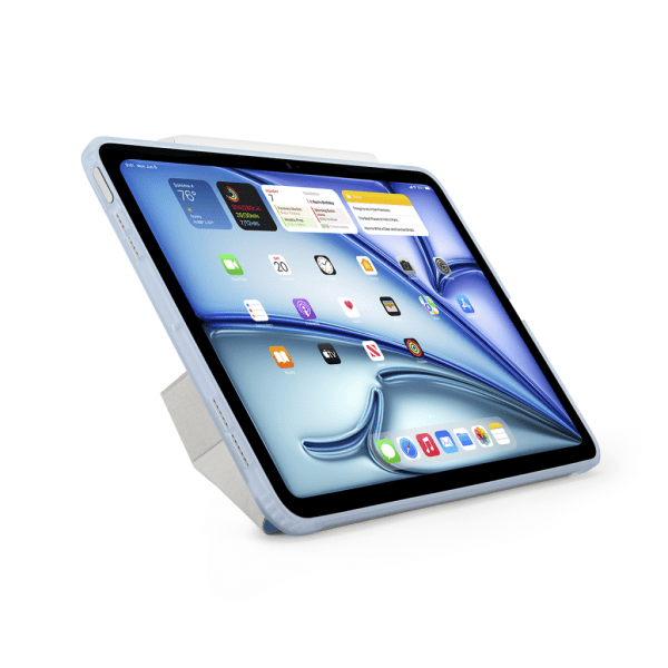 Pipetto iPad Air 13 (M2/M3/M4) -suojakotelo, Origami No1 Original Case, vaaleansininen