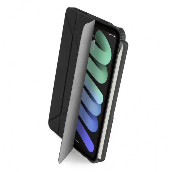 Pipetto iPad mini (6. sukupolvi)/iPad mini (A17 Pro) Origami No3 Pencil Case, musta