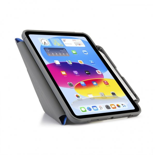 Pipetto iPad 10.9 (10. sukupolvi)/iPad 11 (A16) -kotelo Origami No2 Pencil Shield Royal Blue