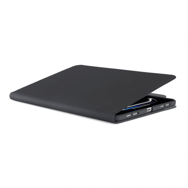 Pipetto iPad Pro 13 (M4/M5) Kotelo Origami No5 Rotating Folio Case Musta