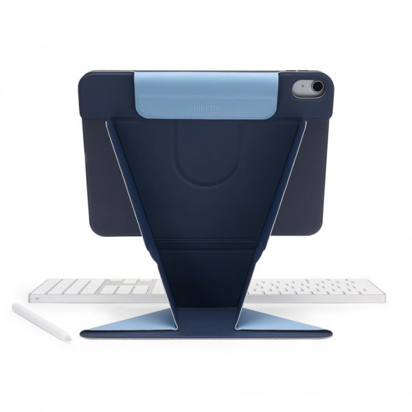 Pipetto iPad Air 11 (M2/M3/M4)/iPad Air 10.9 (sukupolvi 4/5) -kotelo Origami No6 Stand musta