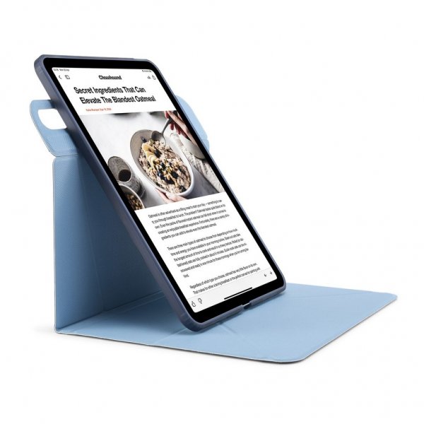 Pipetto iPad Air 11 (M2/M3/M4)/iPad Air 10.9 (sukupolvi 4/5) -kotelo Origami No6 Stand musta