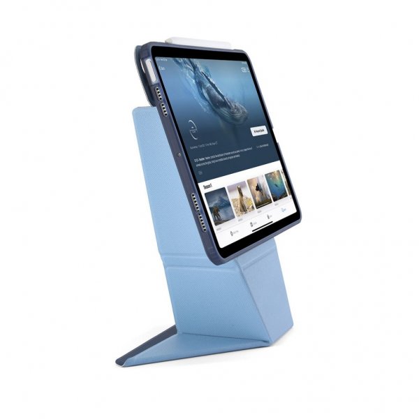 Pipetto iPad Air 11 (M2/M3/M4)/iPad Air 10.9 (sukupolvi 4/5) -kotelo Origami No6 Stand musta