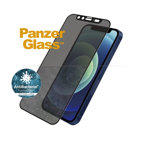 PanzerGlass iPhone 12 Mini näytönsuoja reunaan asti Camslider Privacy