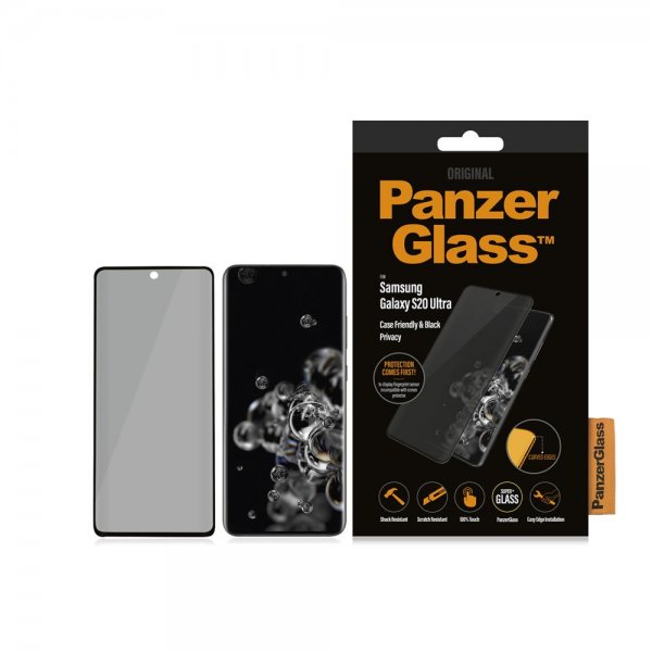 PanzerGlass Samsung Galaxy S20 Ultra Näytönsuoja CaseFriendly Privacy
