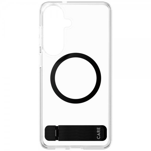 CARE by PanzerGlass Samsung Galaxy S26 Plus -suojakuori jalustalla MagSafe Läpinäkyvä
