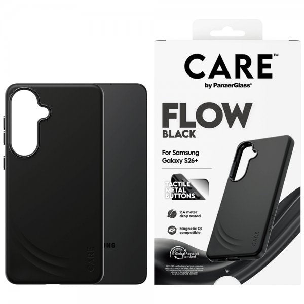 CARE by PanzerGlass Samsung Galaxy S26 Plus -suojakuori Flow MagSafe Musta