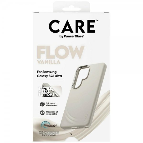 CARE by PanzerGlass Samsung Galaxy S26 Ultra Kuori Flow MagSafe Vanilla