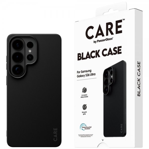 CARE by PanzerGlass Samsung Galaxy S26 Ultra Kuori TPU Musta