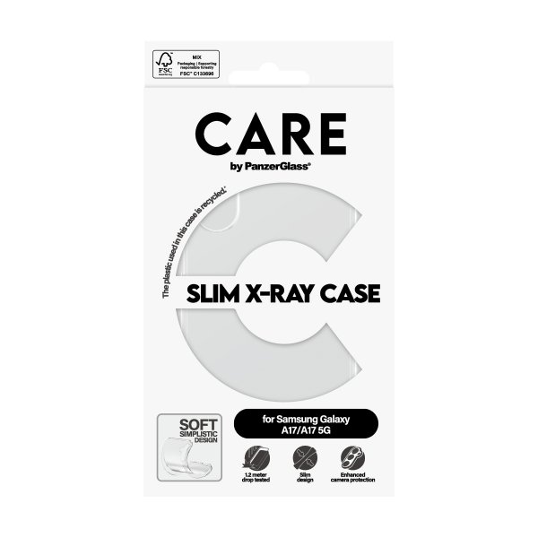 CARE by PanzerGlass Samsung Galaxy A17 Kuori Slim X-Ray Läpinäkyvä