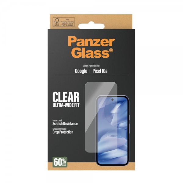 PanzerGlass Google Pixel 10a näytönsuoja Ultra-Wide Fit