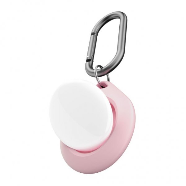 KeyBudz AirTag -pidike Secure Dock, 4 kpl, ruusu