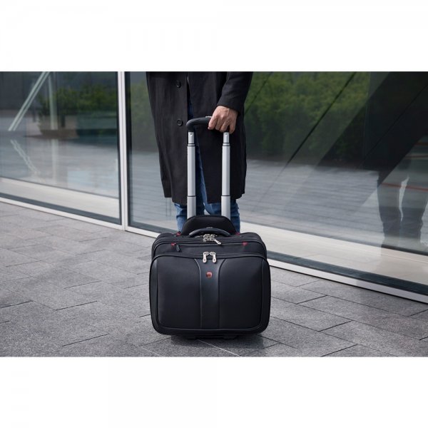 Wenger Patriot 2-osainen Business Trolley 15.6" Musta
