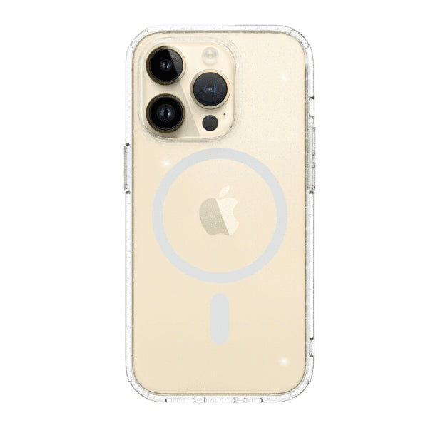 Just Mobile iPhone 14 Pro -suojakuori TENC BlingBling MagSafe Läpinäkyvä