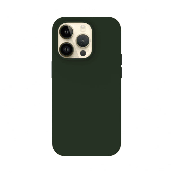 Just Mobile iPhone 14 Pro -kuori TENC Silicone MagSafe, vihreä