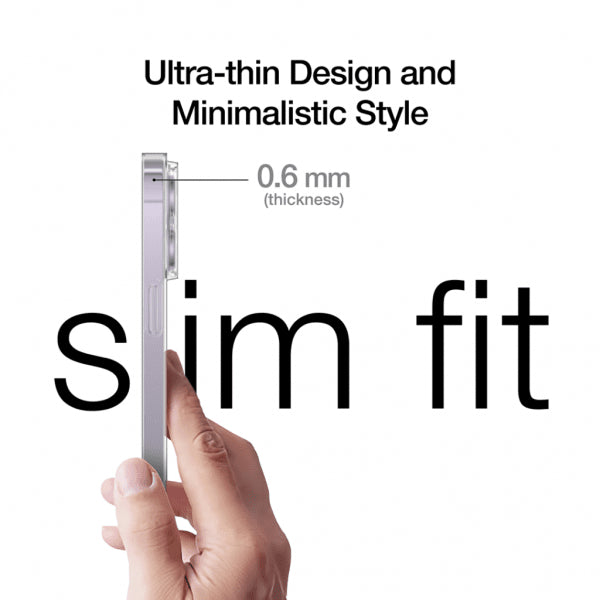 Just Mobile iPhone 14 Pro -kuori TENC Slim Fit Frost