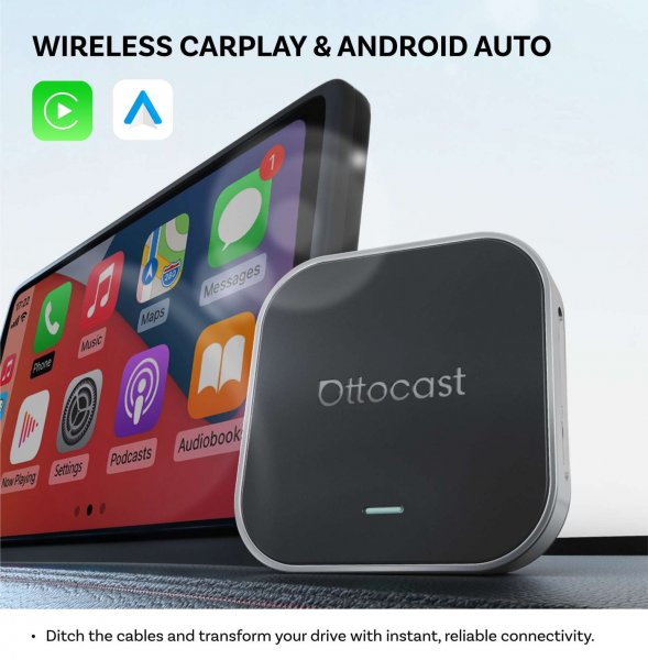 Ottocast Aibox E2 Apple CarPlay/Android Auto AI-boksi