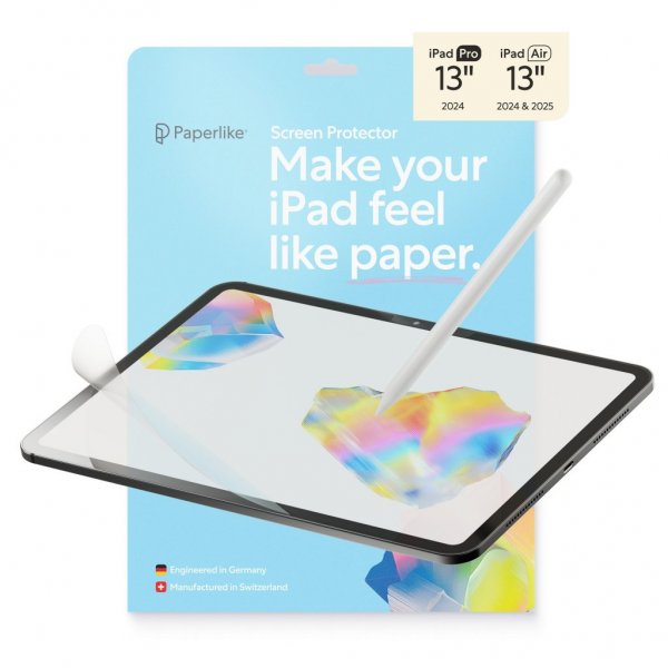 Paperlike 3 iPad Air 13 (M2/M3/M4)/iPad Pro 13 (M4/M5) Näytönsuoja 2 kpl