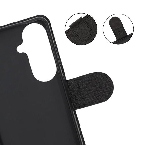 Samsung Galaxy S26 Kotelo Jalustalla Musta