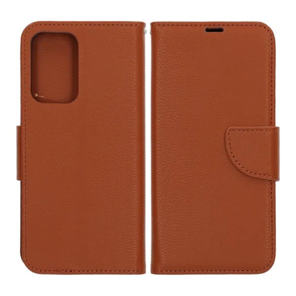 Samsung Galaxy A52/A52s 5G Kotelo Jalustalla Ruskea
