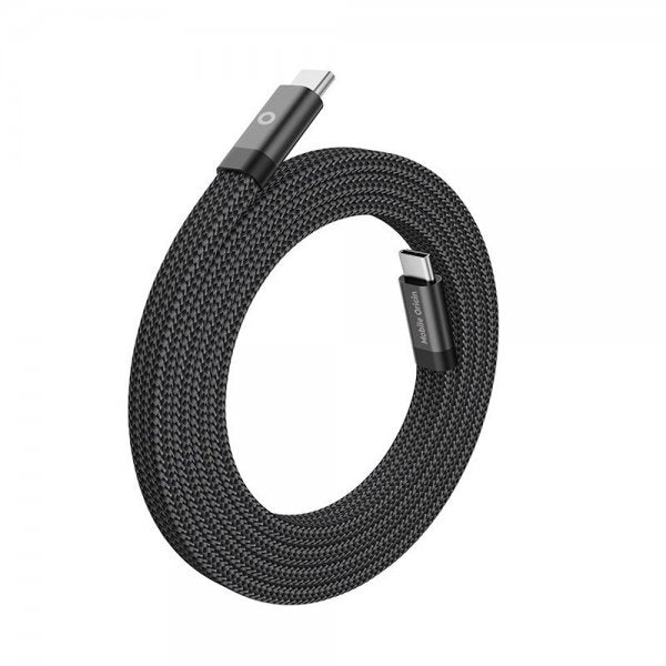 Mobile Origin Litteä Kaapeli Magneettinen USB-C–USB-C 1m Musta