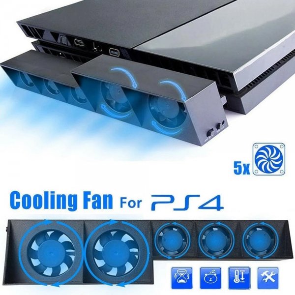 Dobe PlayStation 4 -jäähdytystuuletin, superjäähdytys