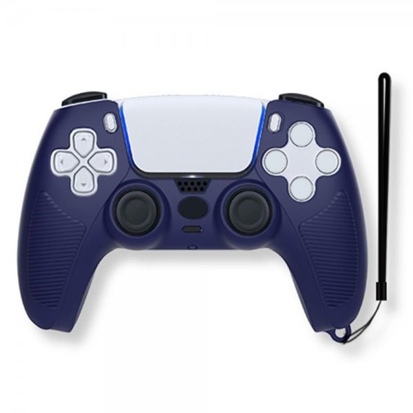 PlayStation 5 DualSense-ohjaimen kuori ja hihna, sininen