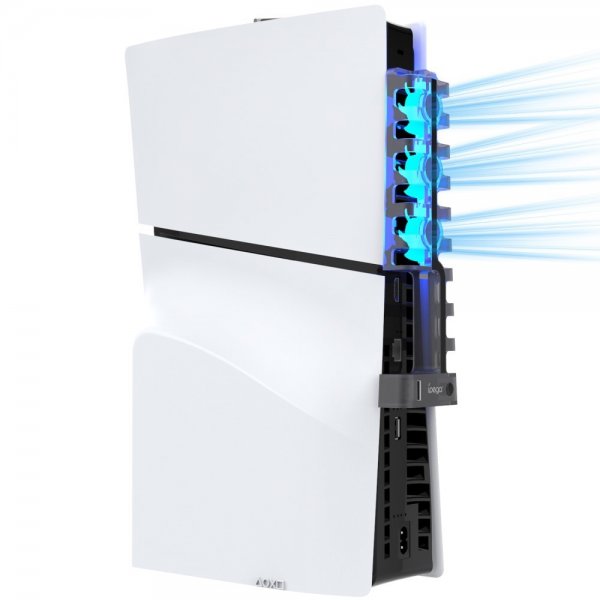 Ipega PlayStation 5 Slim -jäähdytystuuletin LED-valolla