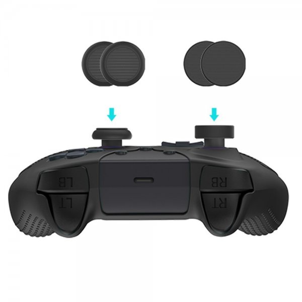PlayStation 5 -peliohjaimen peukalokahvat, 4 kpl, musta