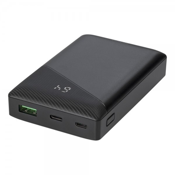 Deltaco Powerbank 10 000 mAh Pikalataus 18W Musta