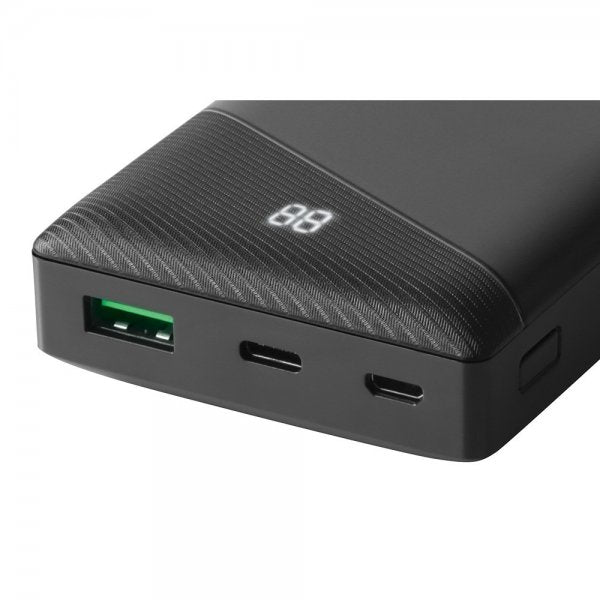 Deltaco Powerbank 10 000 mAh Pikalataus 18W Musta