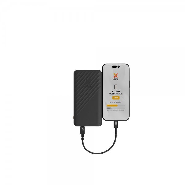 Xtorm Powerbank Go2 15W USB-C 10 000 mAh Musta