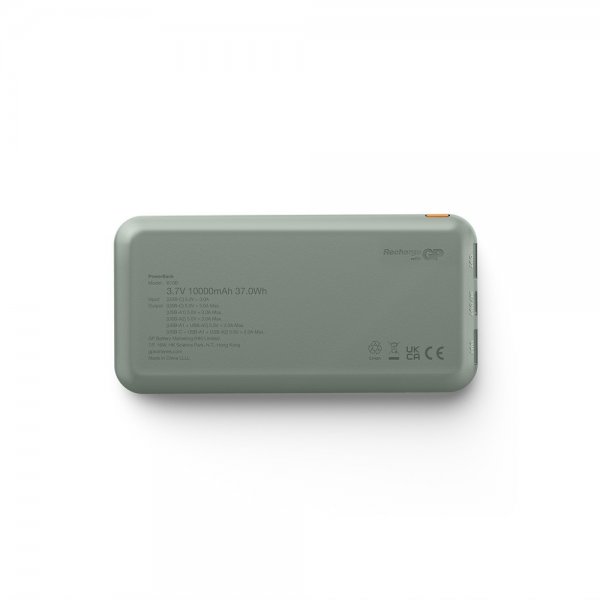 GP Powerbank Plus 10 000 mAh Vihreä