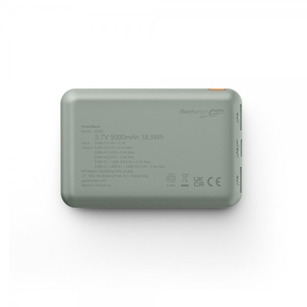 GP Powerbank Plus 5000 mAh Vihreä