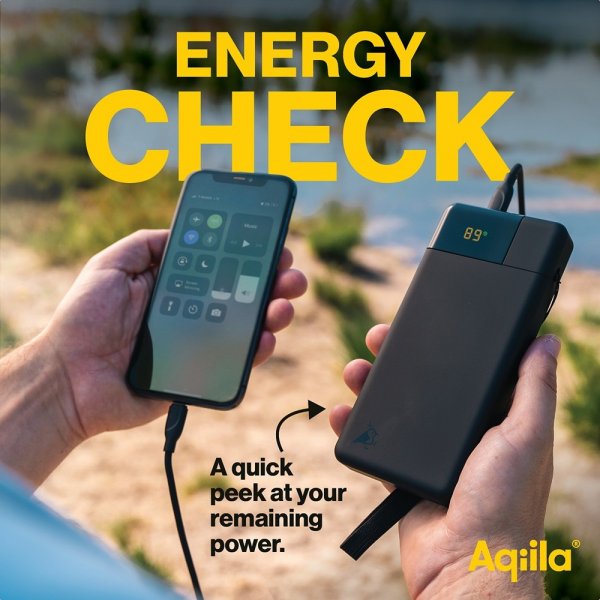 Aqiila Powerbank Powerbird B20+ 20 000 mAh 65W Musta
