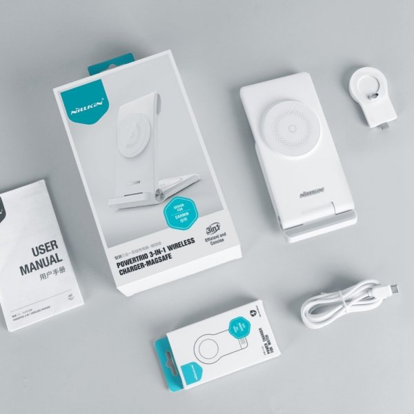 Nillkin Powertrio 3-in-1 MagSafe Langaton Laturi