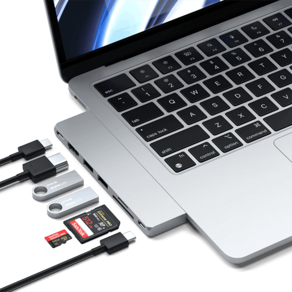 Satechi Pro Hub Slim, hopea