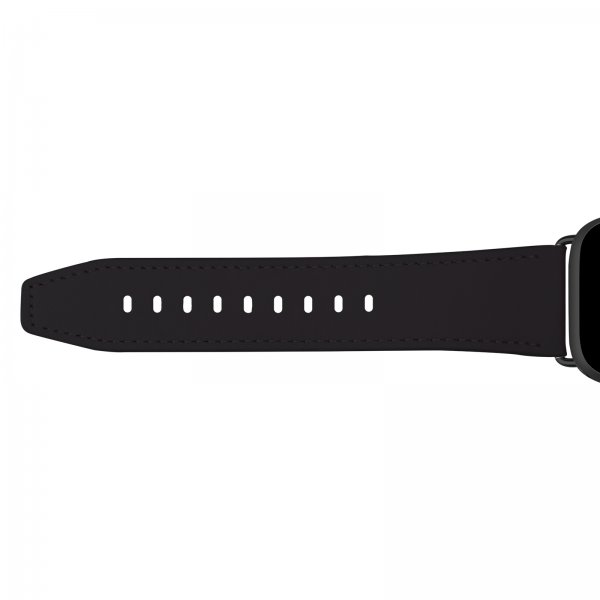 Puro Apple Watch 44/45/46/Ultra 49mm ranneke E-Classic Musta
