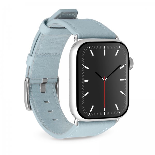 Puro Apple Watch 44/45/46mm/Ultra 49mm ranneke E-Classic Powder Blue