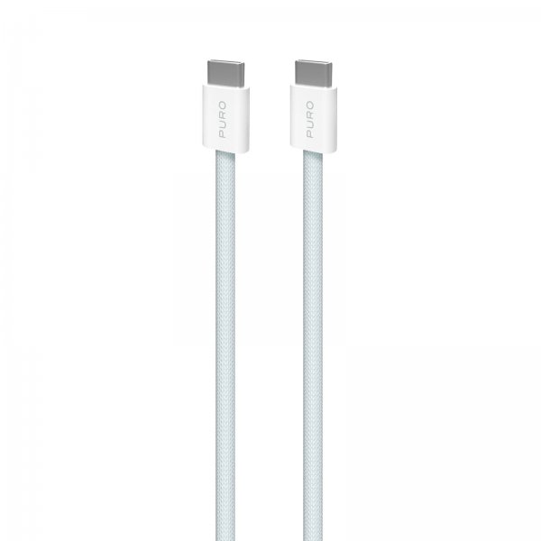 Puro Cable Factory 2.0 60W USB-C – USB-C 1,5 m Vaaleansininen
