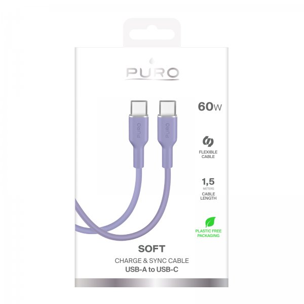 Puro Cable TPE 25W USB-C–USB-C 1,5 m laventeli