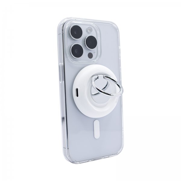 Puro Langaton Laturi Mag Loop Pro Sormusteline MagSafe Valkoinen