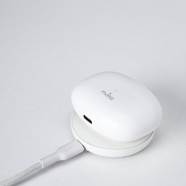 Puro Langaton Laturi Mag Loop Pro Sormusteline MagSafe Valkoinen