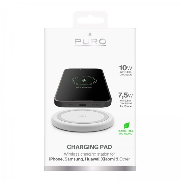 Puro Langaton Laturi 10W Valkoinen